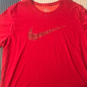 Nike red short sleeve t shirt Dri-Fit 3XL